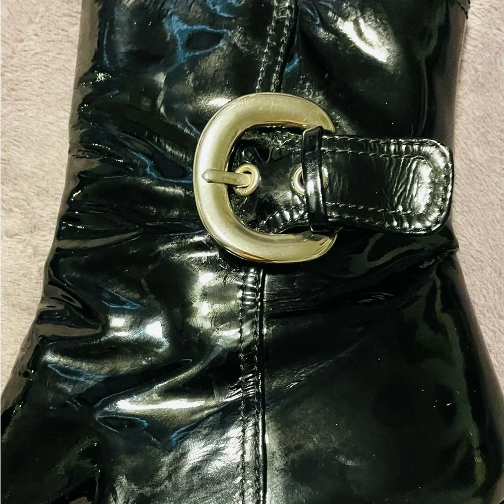Stuart Weitzman Patent Leather Ankle Boots - Picture 11 of 13